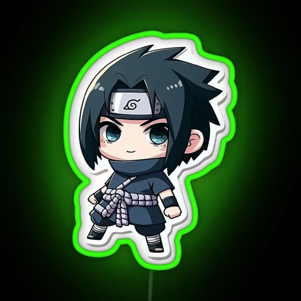 Chibi Sasuke RGB Neon Sign