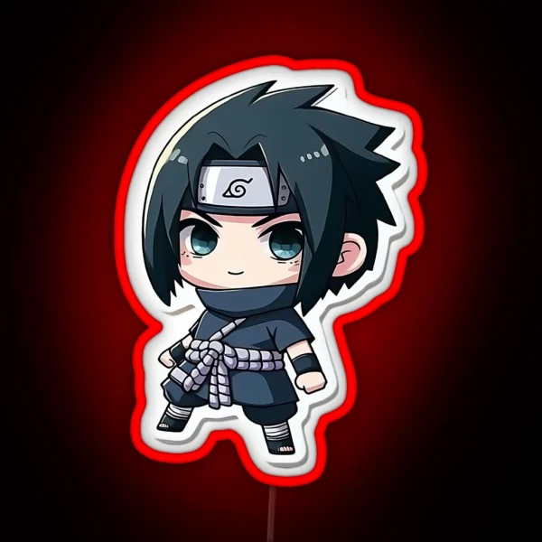 Chibi Sasuke RGB Neon Sign