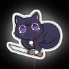 Vibrant Chibi Scarlett's Whisker Illuminated Neon Light for Home Decor Spaces
