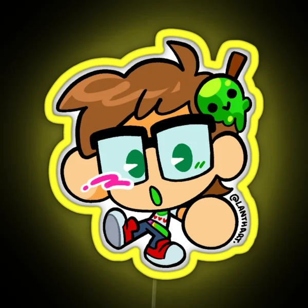 Chibi Slimecicle RGB Neon Sign