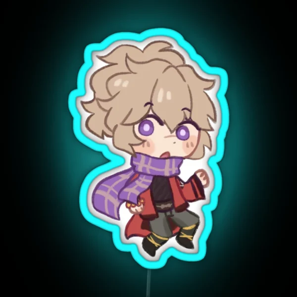 Chibi Tomo Kazuha Friend Led RGB Neon Sign