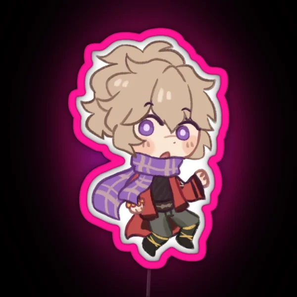 Chibi Tomo Kazuha Friend Led RGB Neon Sign