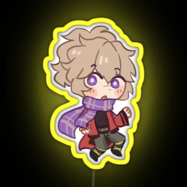 Chibi Tomo Kazuha Friend Led RGB Neon Sign