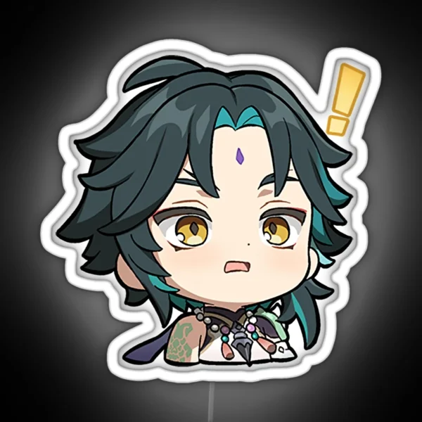 Chibi Xiao Genshin Impact RGB Neon Sign