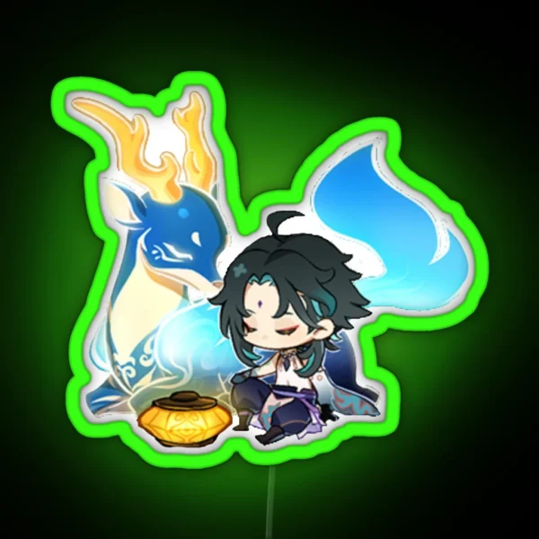Chibi Xiao RGB Neon Sign