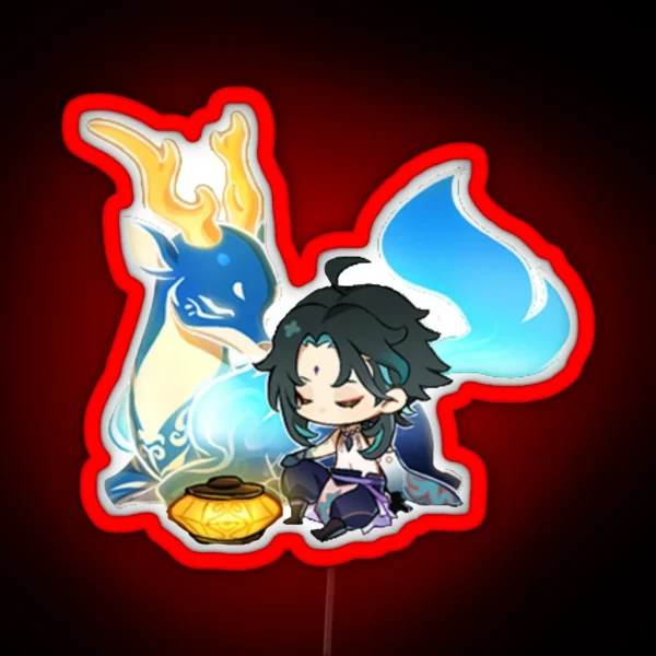 Chibi Xiao RGB Neon Sign