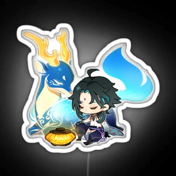 Chibi Xiao RGB Neon Sign