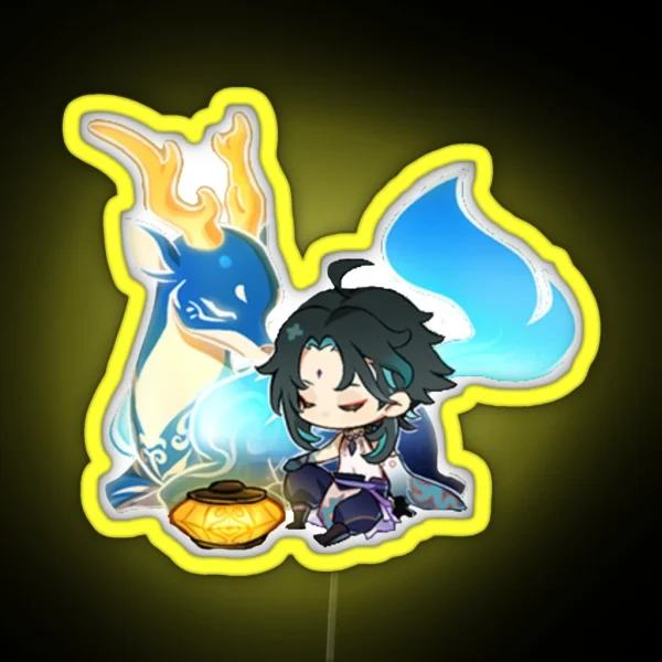 Chibi Xiao RGB Neon Sign