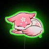 Genshin Impact inspired Chibi Yae Miko Kitsune RGB Neon Sign