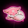 Genshin Impact inspired Chibi Yae Miko Kitsune themed RGB LED neon.