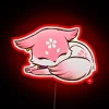 Vibrant Chibi Yae Miko Kitsune Genshin Impact LED Neon Sign Decor