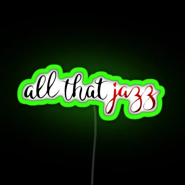 Chicago All That Jazz RGB Neon Sign