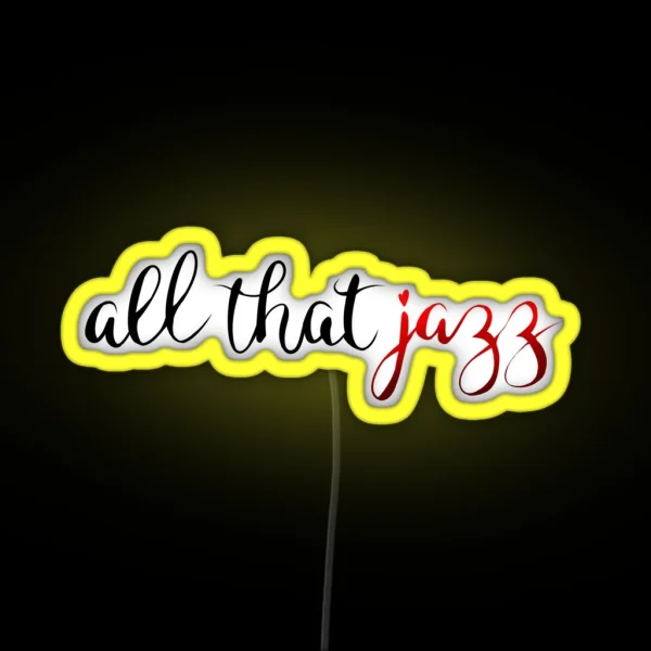 Chicago All That Jazz RGB Neon Sign