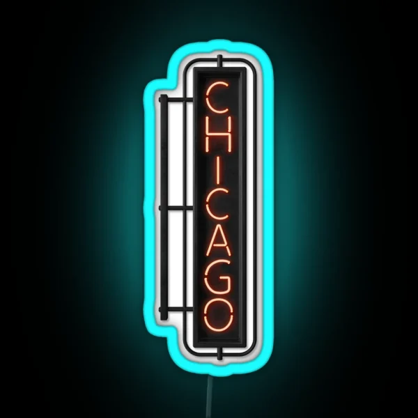 Chicago NEON Musical RGB Neon Sign