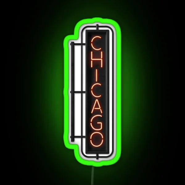 Chicago NEON Musical RGB Neon Sign