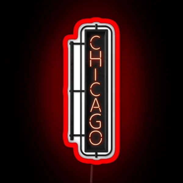 Chicago NEON Musical RGB Neon Sign