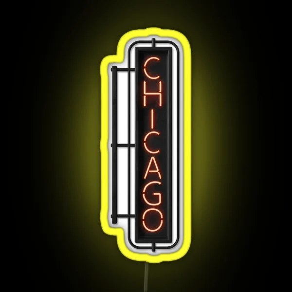 Chicago NEON Musical RGB Neon Sign