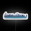 Colorful LED Chicago Skyline Photo Neon Sign with Vibrant RGB Lighting