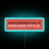 Chicago Inspired Colorful RGB Neon Sign Decorative Home Wall Accent