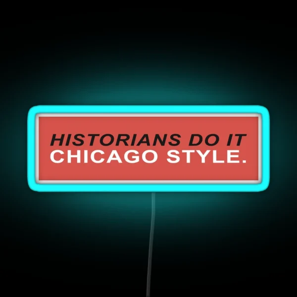 Chicago Style RGB Neon Sign
