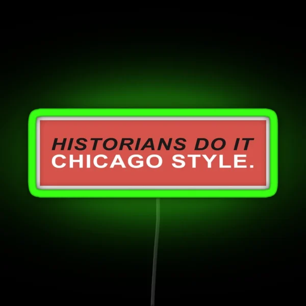 Chicago Style RGB Neon Sign