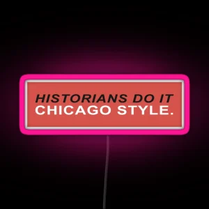 Chicago Style RGB Neon Sign