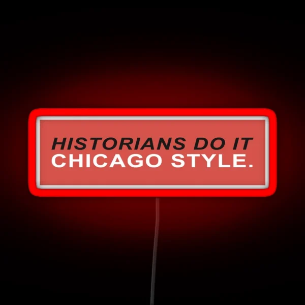 Chicago Style RGB Neon Sign