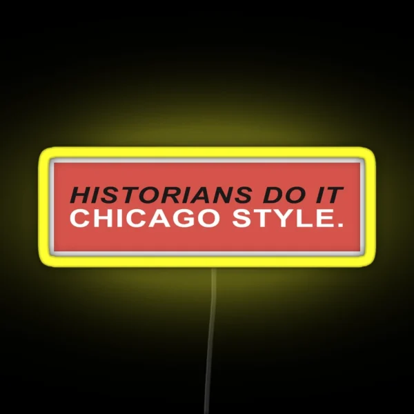 Chicago Style RGB Neon Sign