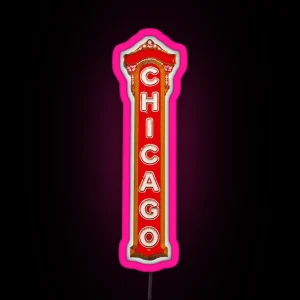 Chicago Theater Sign RGB Neon Sign