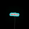 Eye-catching Chick Fil A inspired vibrant multicolor LED neon decoration.