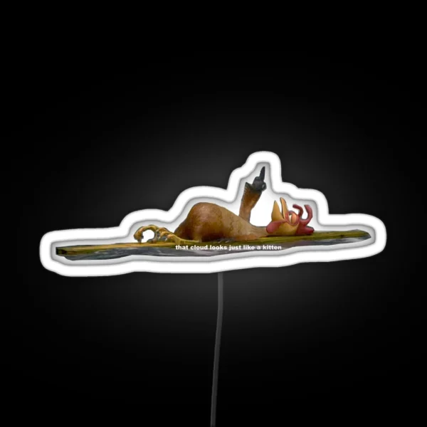 Chicken Joe Clouds RGB Neon Sign
