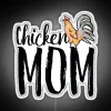 Whimsical Farmhouse Decor with Color-Changing Chicken Mom Neon Sign Accent