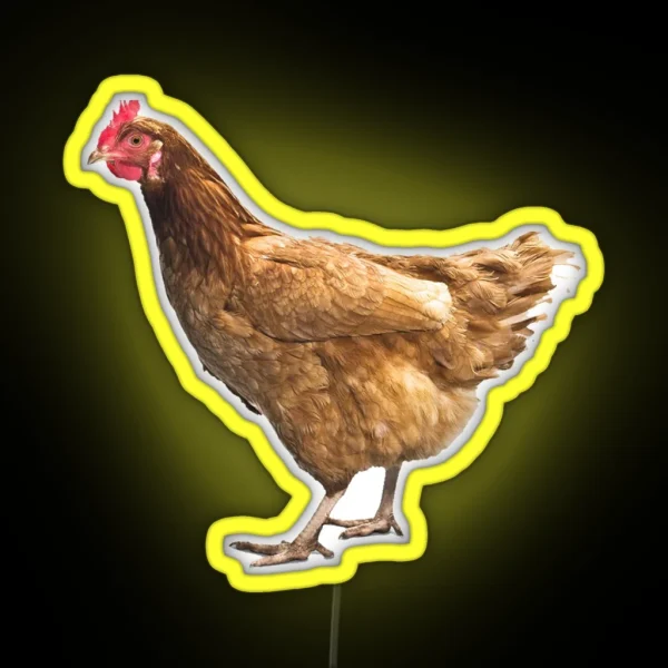 Chicken RGB Neon Sign