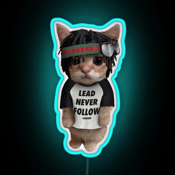 Chief Keef Kitty RGB Neon Sign