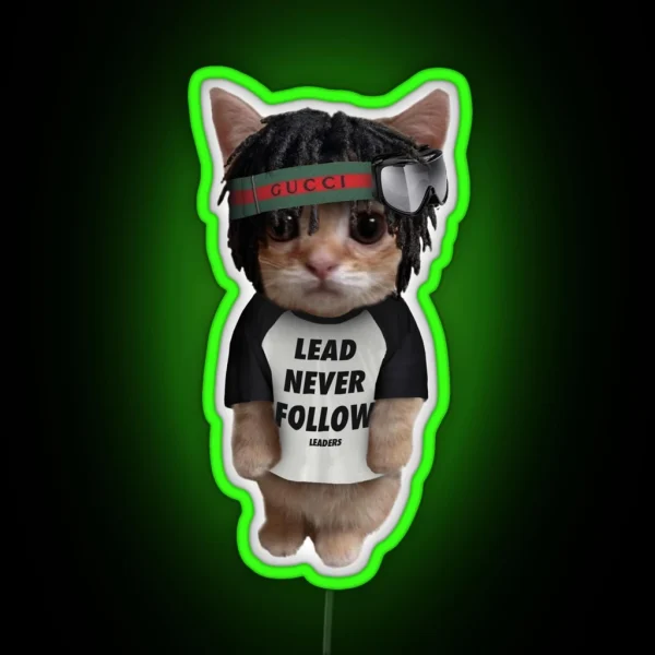 Chief Keef Kitty RGB Neon Sign