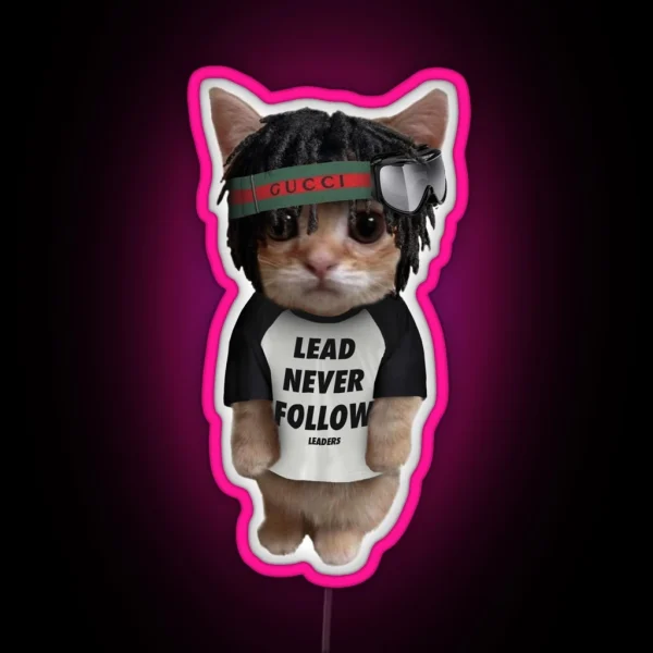 Chief Keef Kitty RGB Neon Sign