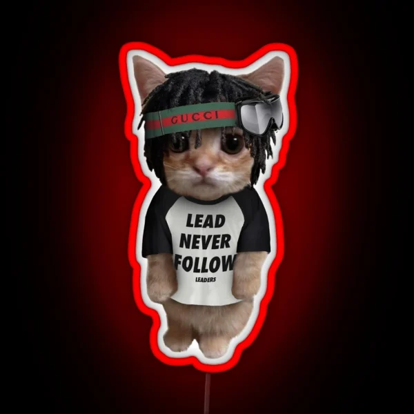 Chief Keef Kitty RGB Neon Sign