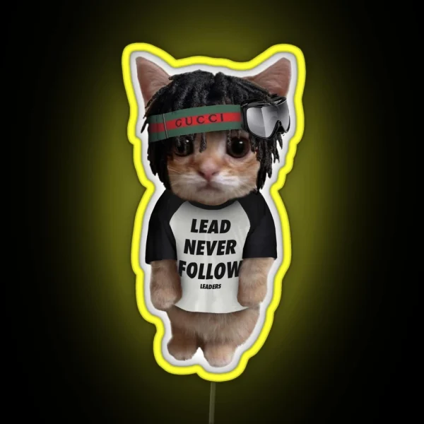 Chief Keef Kitty RGB Neon Sign