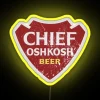 RGB LED neon beer sign display for bars and clubs
