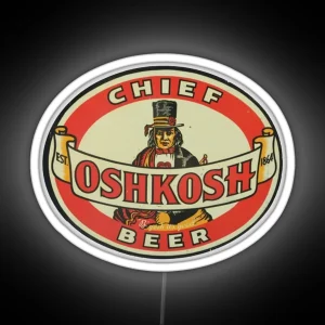 Chief Oskosh Beer RGB Neon Sign