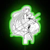 Customizable Color-Changing Neon Sign with Ambient RGB Lighting Design.