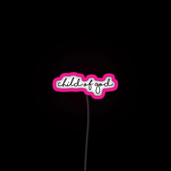 Child Of God Led RGB Neon Sign