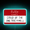 Personalized Inspirational Reminder in Vibrant Rainbow LED Neon Light Signage Design