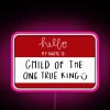 Personalized RGB LED Neon Sign with Inspirational Child of God Message