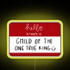 Vibrant RGB LED Sign with Faithful 'Child of God' Quote