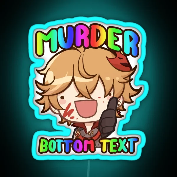 CHILDE LOVES MURGER RGB Neon Sign