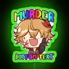 Neon Kitchen Sign with ChilDe Loves Burger RGB Colorful Design