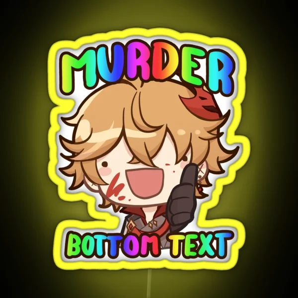 CHILDE LOVES MURGER RGB Neon Sign