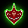 RGB Neon Sign Art Decoration - Childe Tartaglia Genshin Impact Character