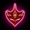 Vibrant Childe Tartaglia Genshin Impact themed RGB neon light sign decoration